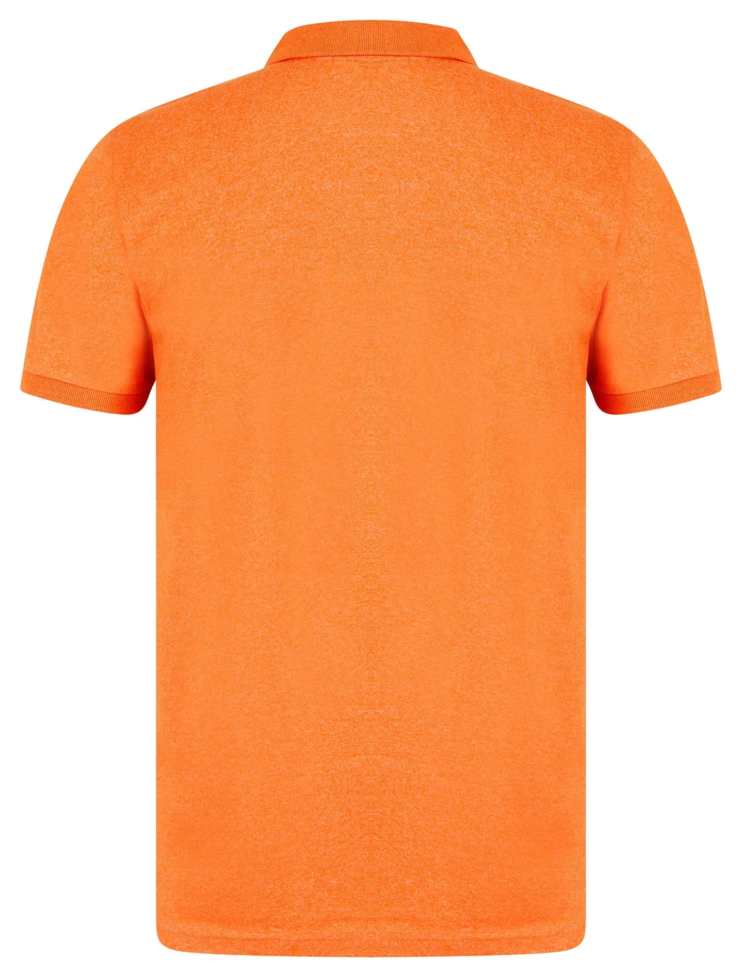 Kieran 2 Grindle Cotton Blend Jersey Polo Shirt in Orange Grindle - Tokyo Laundry sold by Tokyo Laundry product image thumbnail 2