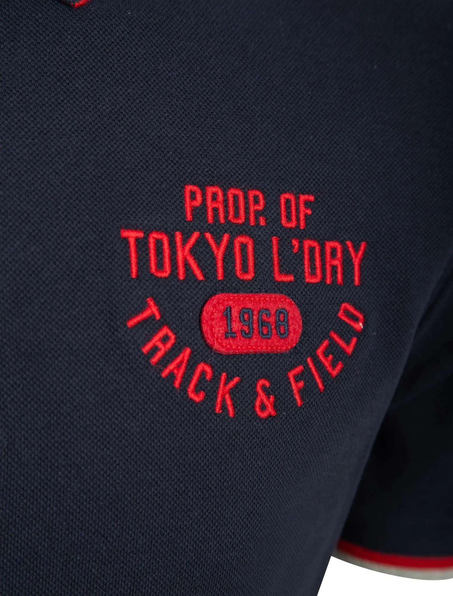 Herstmonceux Cotton Pique Polo Shirt In Sky Captain Navy - Tokyo Laundry sold by Tokyo Laundry product image thumbnail 3