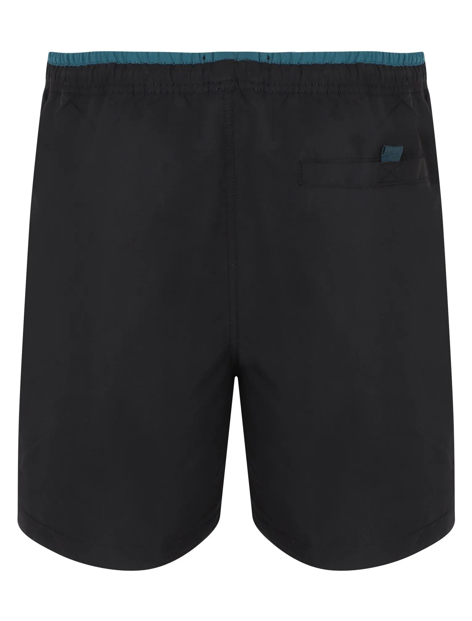 Pembroke Swim Shorts In Jet Black With Free Matching Flip Flops - South Shore sold by Tokyo Laundry product image thumbnail 3