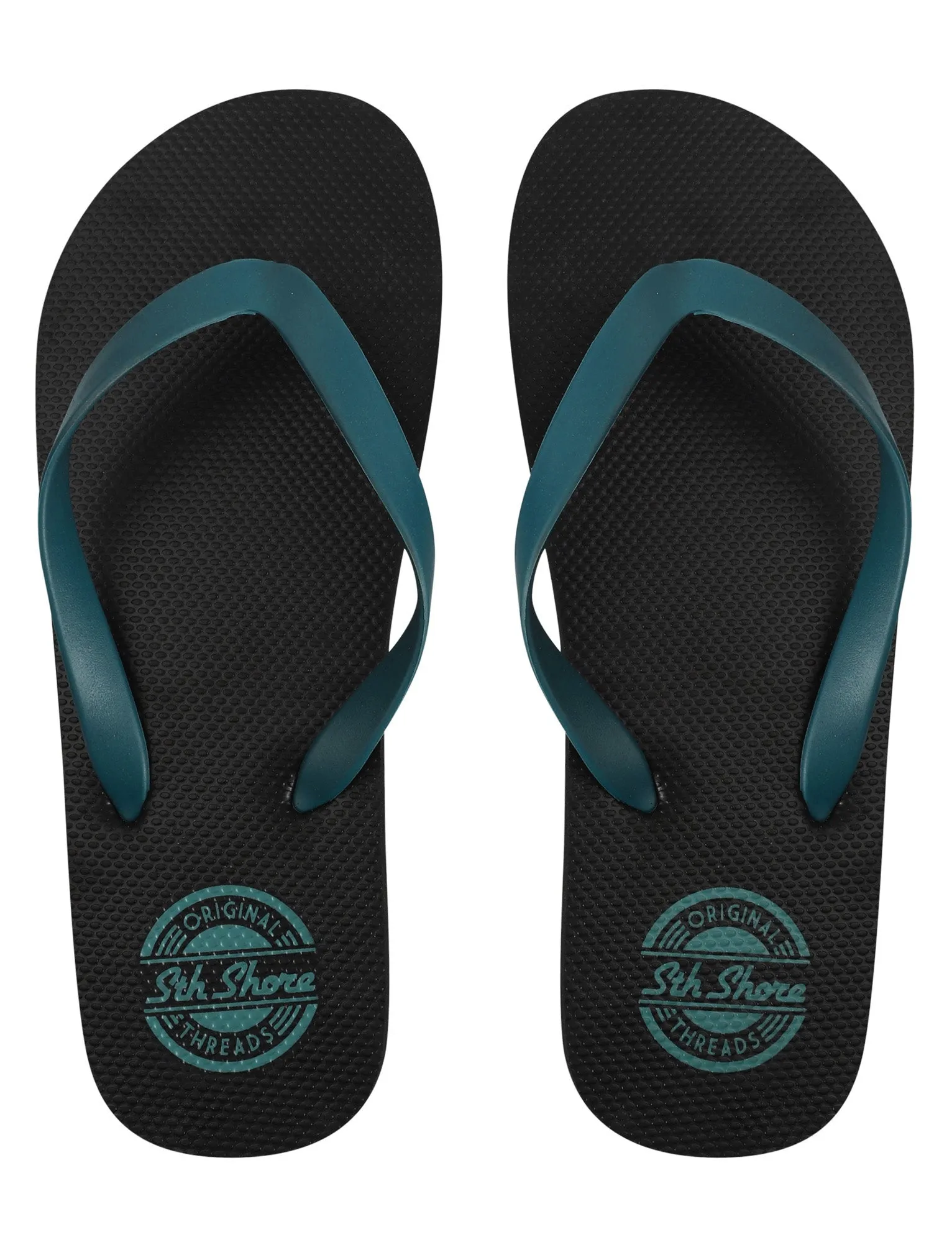 Pembroke Swim Shorts In Jet Black With Free Matching Flip Flops - South Shore sold by Tokyo Laundry product image thumbnail 4