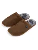 Tundra Faux-Suede Mule Slippers with Faux Fur Lining in Tan - Tokyo Laundry sold by Tokyo Laundry