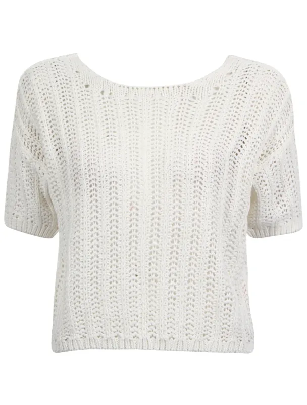 Plum Tree Zephyranth white jumper sold by Tokyo Laundry