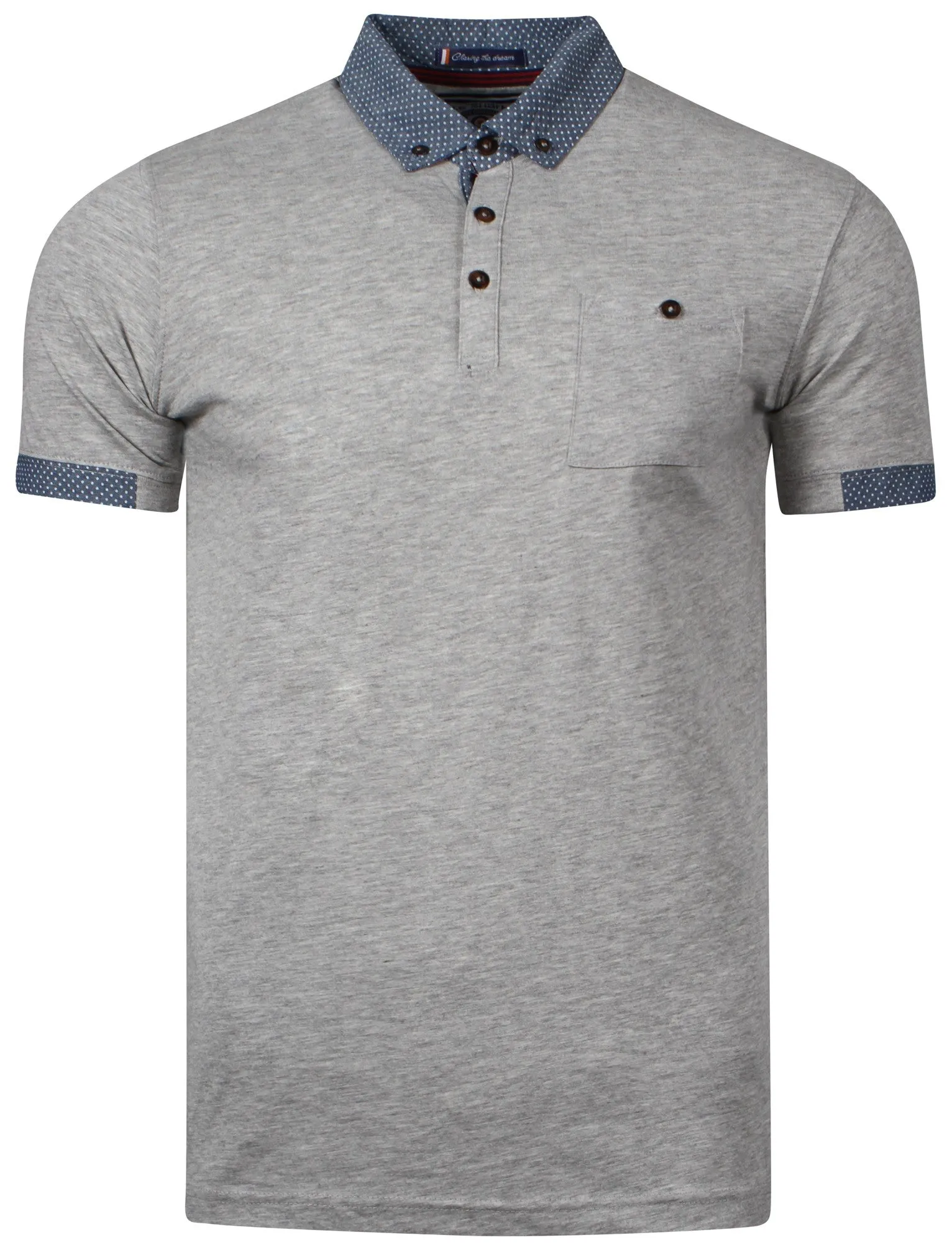 Le Shark Based Grey polo shirt sold by Tokyo Laundry