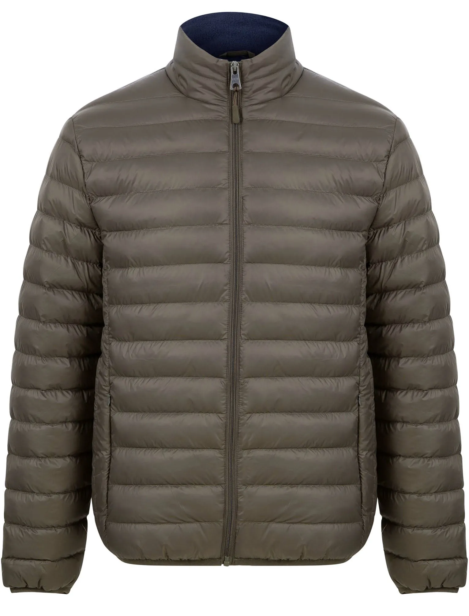 Inigo Funnel Neck Quilted Puffer Jacket in Khaki - Tokyo Laundry sold by Tokyo Laundry product image thumbnail 3