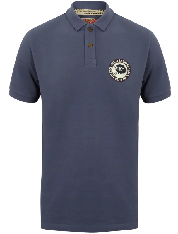 Oak Harbour Polo Shirt in Vintage Indigo - Tokyo Laundry sold by Tokyo Laundry