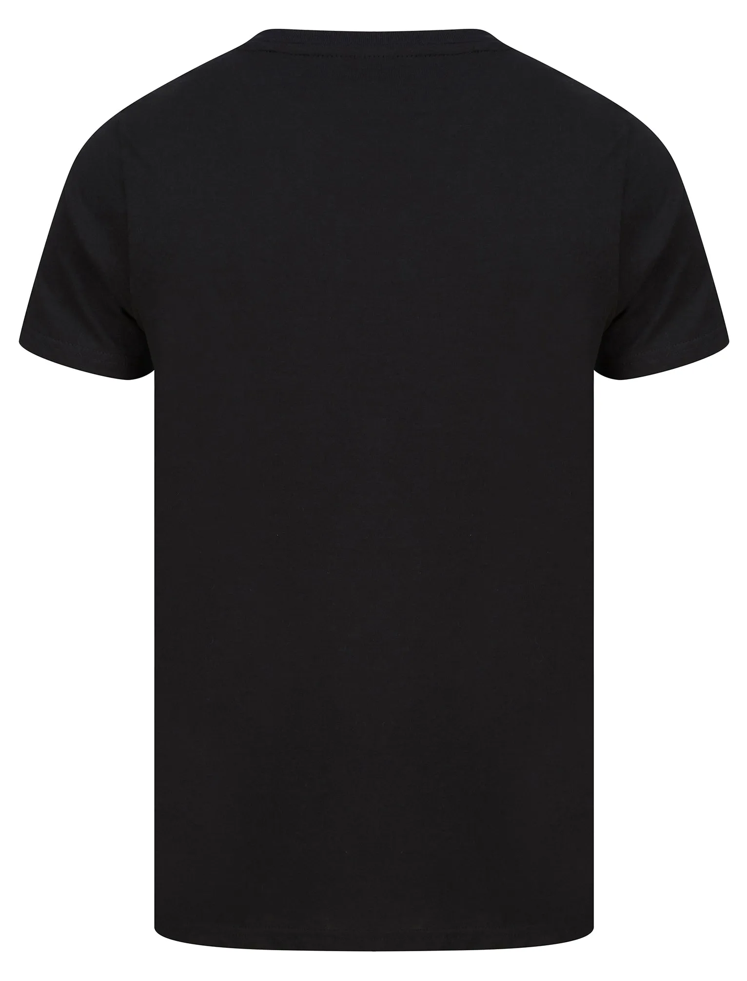 Men's Santa Chimney Motif Novelty Cotton Christmas T-Shirt in Jet Black - Merry Christmas sold by Tokyo Laundry product image thumbnail 2