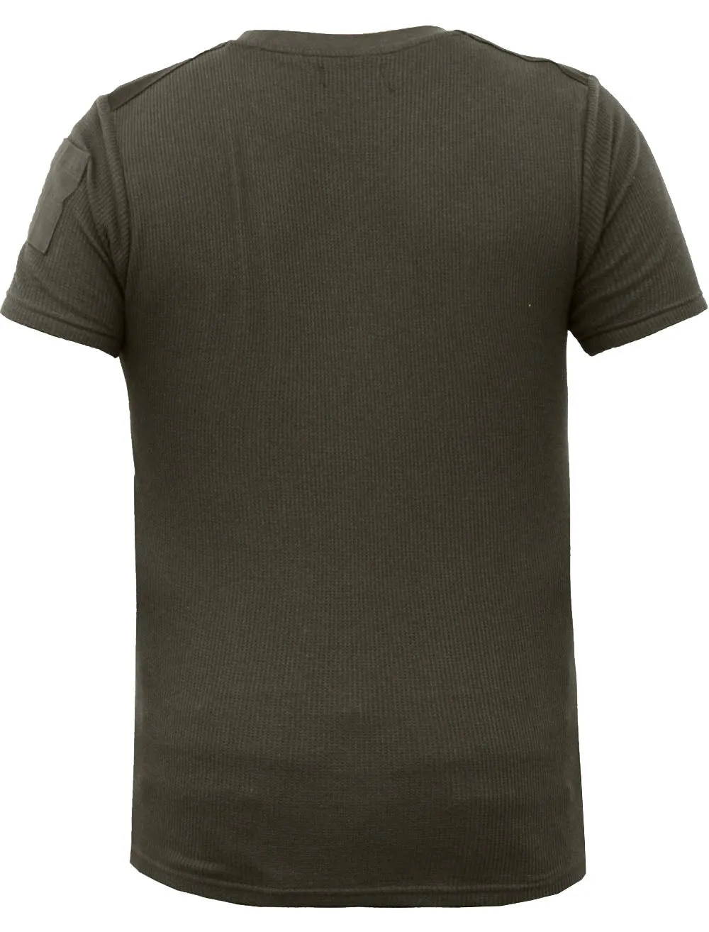 Invade Textured Crew Neck T-Shirt in Khaki sold by Tokyo Laundry product image thumbnail 2