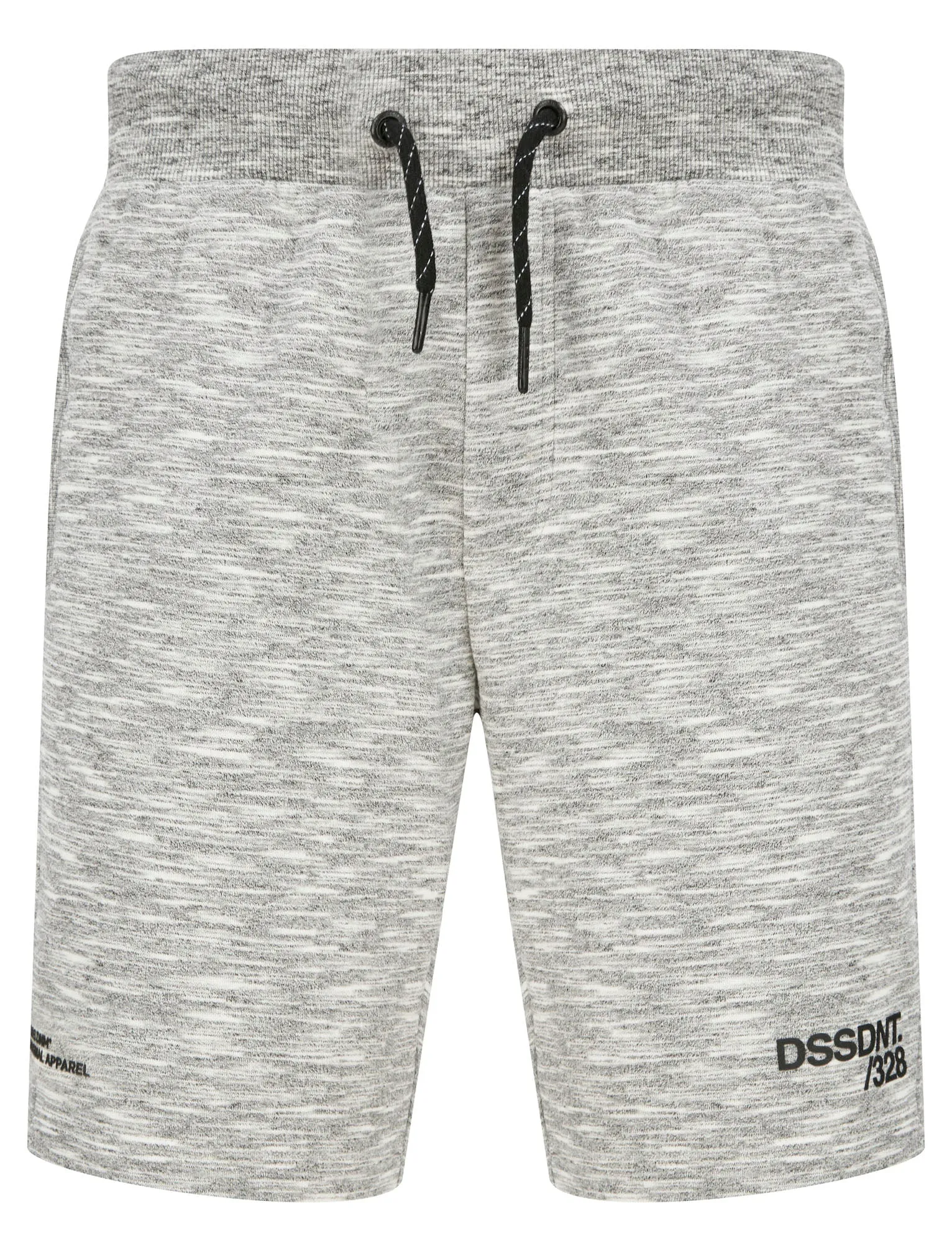 Pitsea Space Dye Cotton Blend Brushback Fleece Jogger Shorts in Grey - Dissident sold by Tokyo Laundry product image thumbnail 2