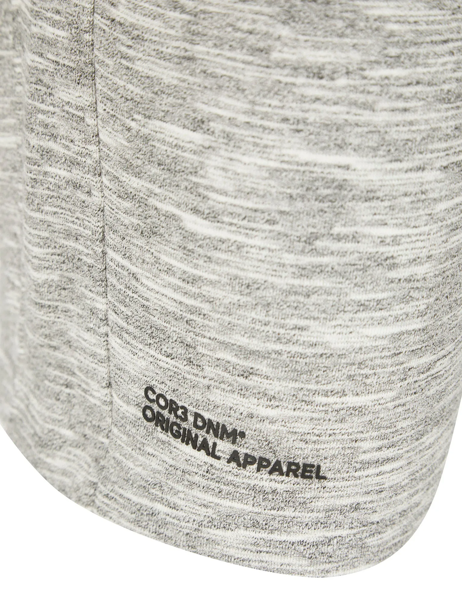 Pitsea Space Dye Cotton Blend Brushback Fleece Jogger Shorts in Grey - Dissident sold by Tokyo Laundry product image thumbnail 5