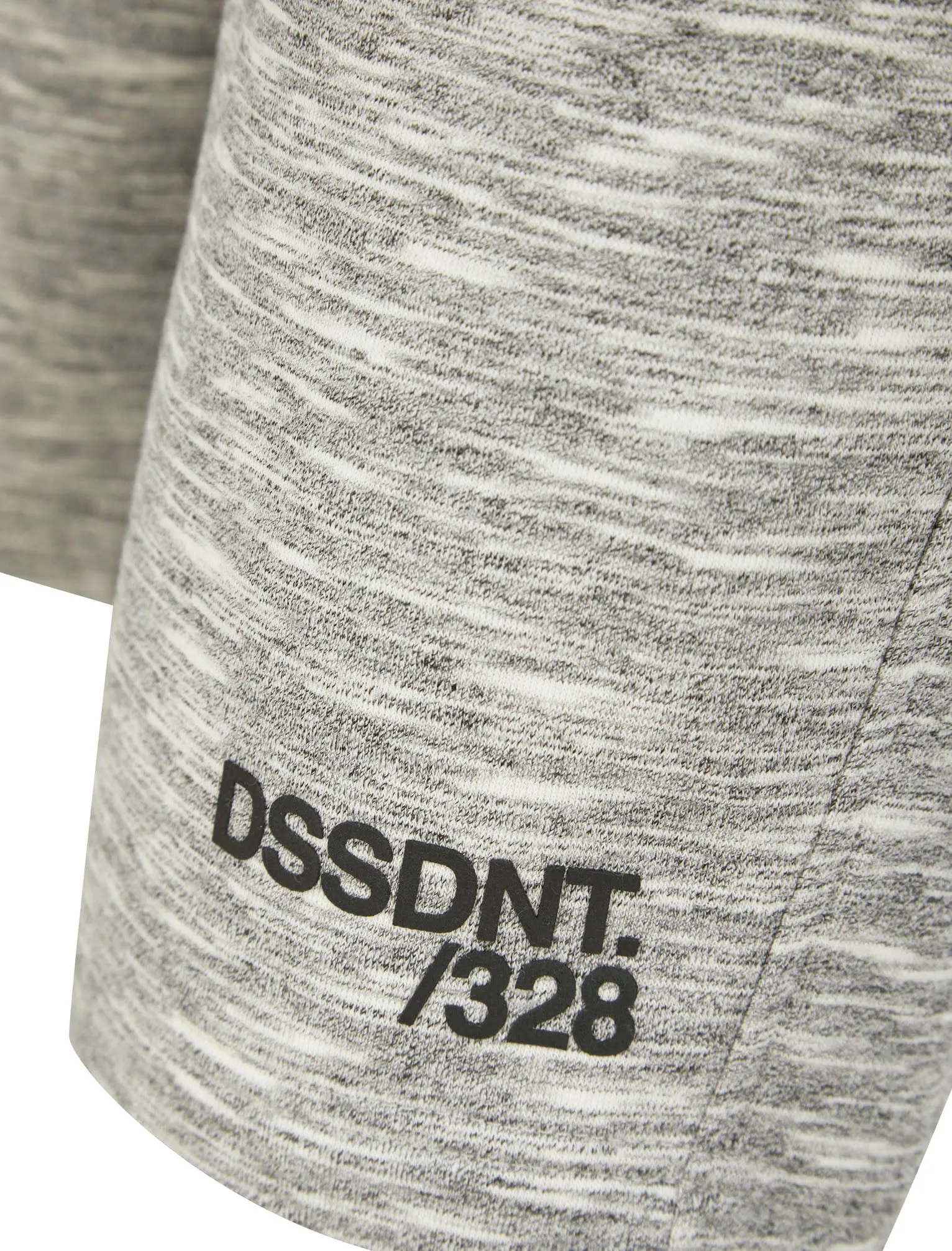 Pitsea Space Dye Cotton Blend Brushback Fleece Jogger Shorts in Grey - Dissident sold by Tokyo Laundry product image thumbnail 4