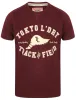Springfield Motif Cotton T-Shirt In Wine Tasting - Tokyo Laundry sold by Tokyo Laundry