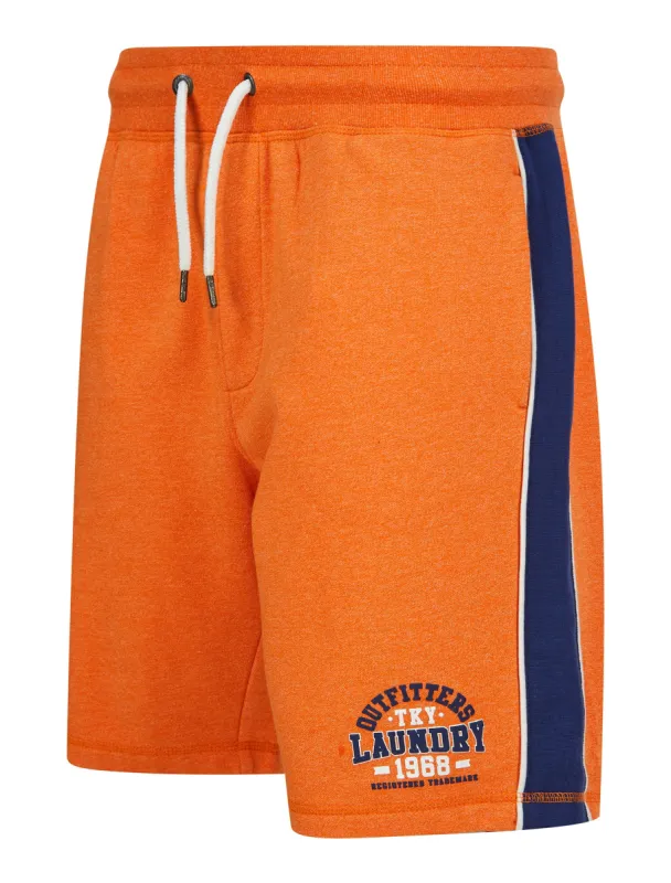 Edit Grindle Jogger Shorts with Contrast Panels in Orange  - Tokyo Laundry sold by Tokyo Laundry