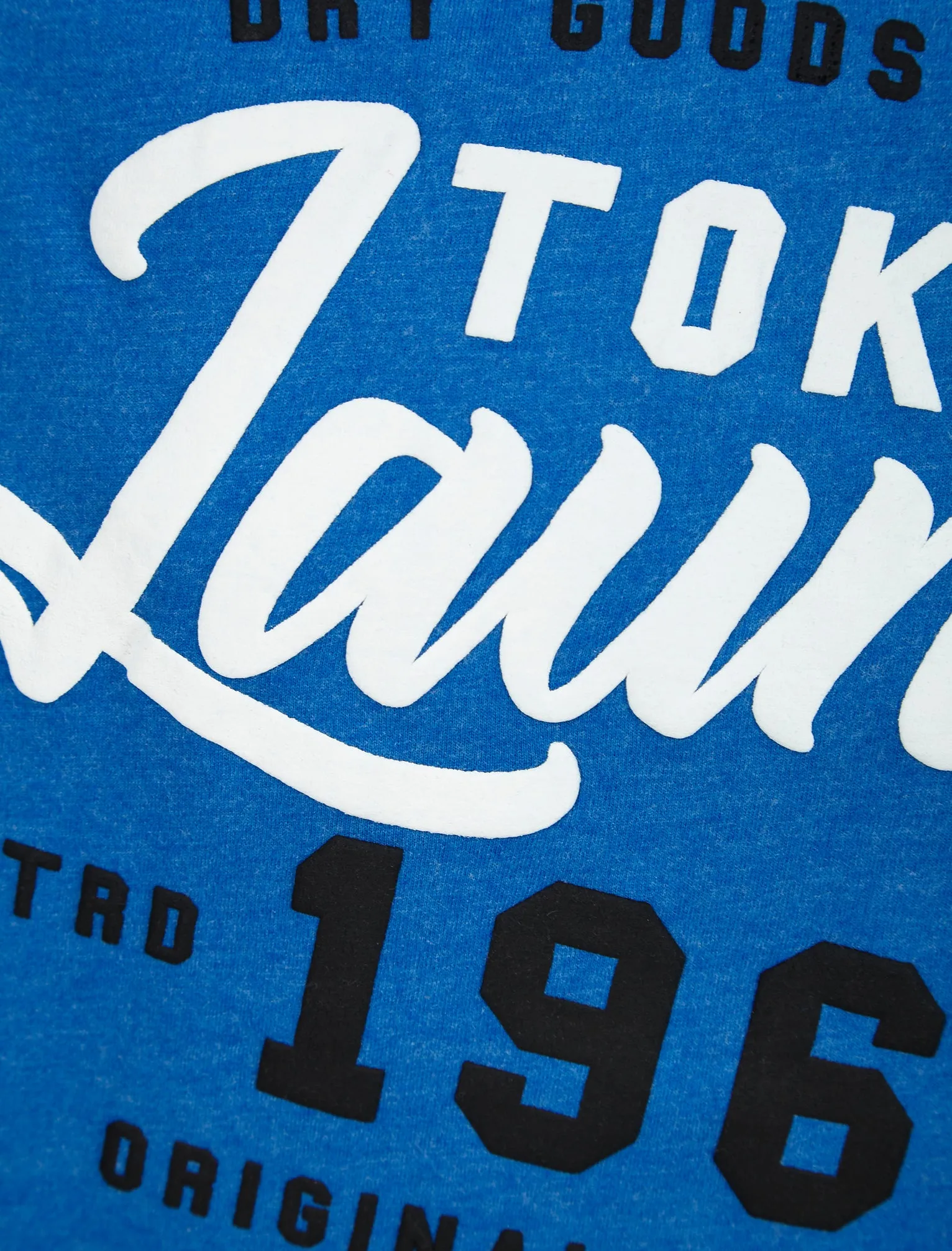 Raggo Tee Raglan Sleeve T-Shirt in Blue Marl / Black - Tokyo Laundry sold by Tokyo Laundry product image thumbnail 3