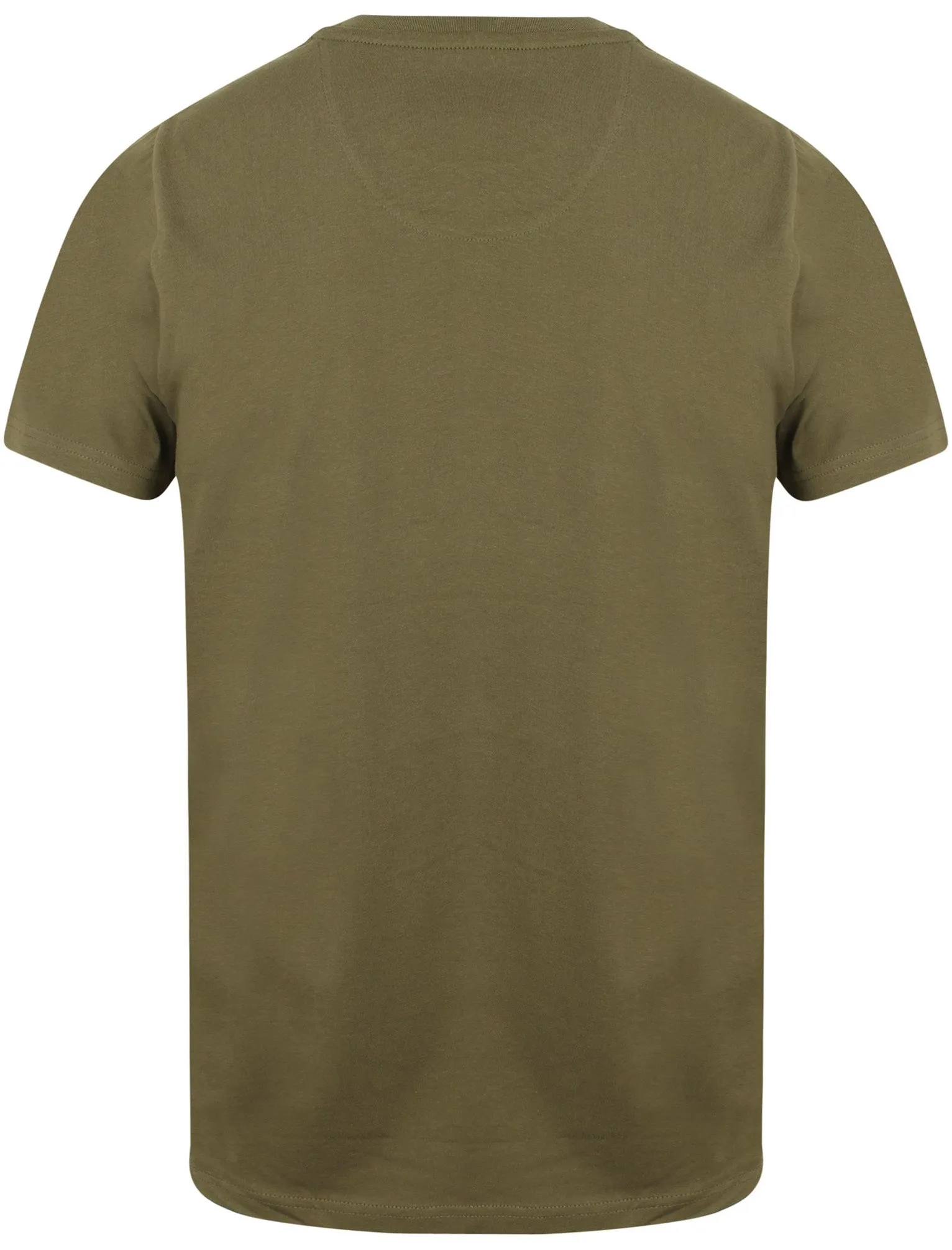 Circular Motif Cotton Crew Neck T-Shirt In Khaki - Dissident sold by Tokyo Laundry product image thumbnail 2