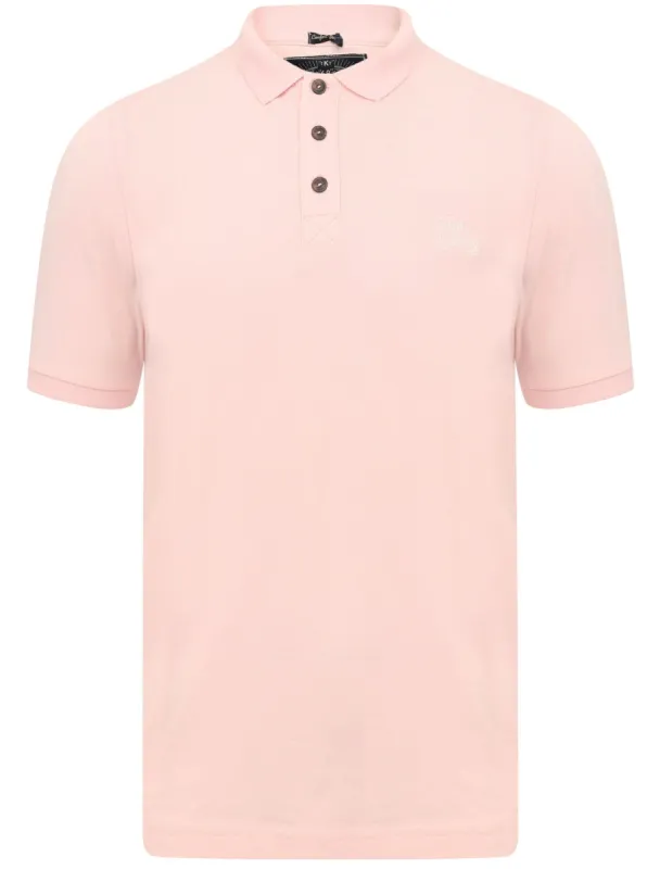 Marahau Signature Cotton Pique Polo Shirt In Blushing Pink - Tokyo Laundry sold by Tokyo Laundry