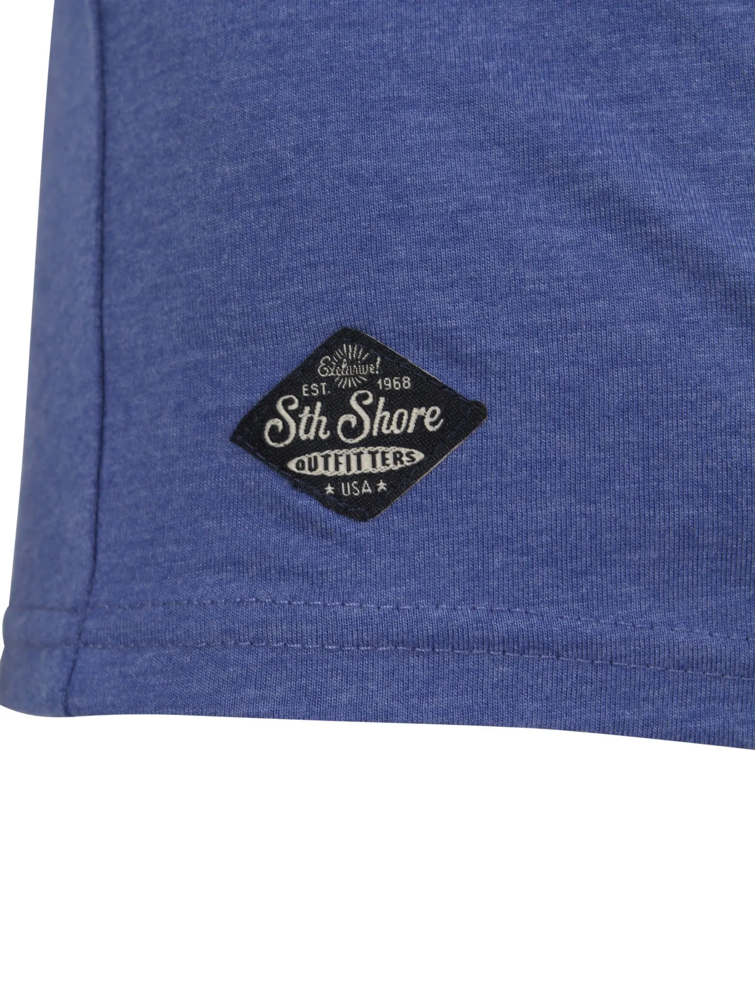 Speedster Custom Motorbike T-Shirt in Cornflower Blue Marl - South Shore sold by Tokyo Laundry product image thumbnail 4