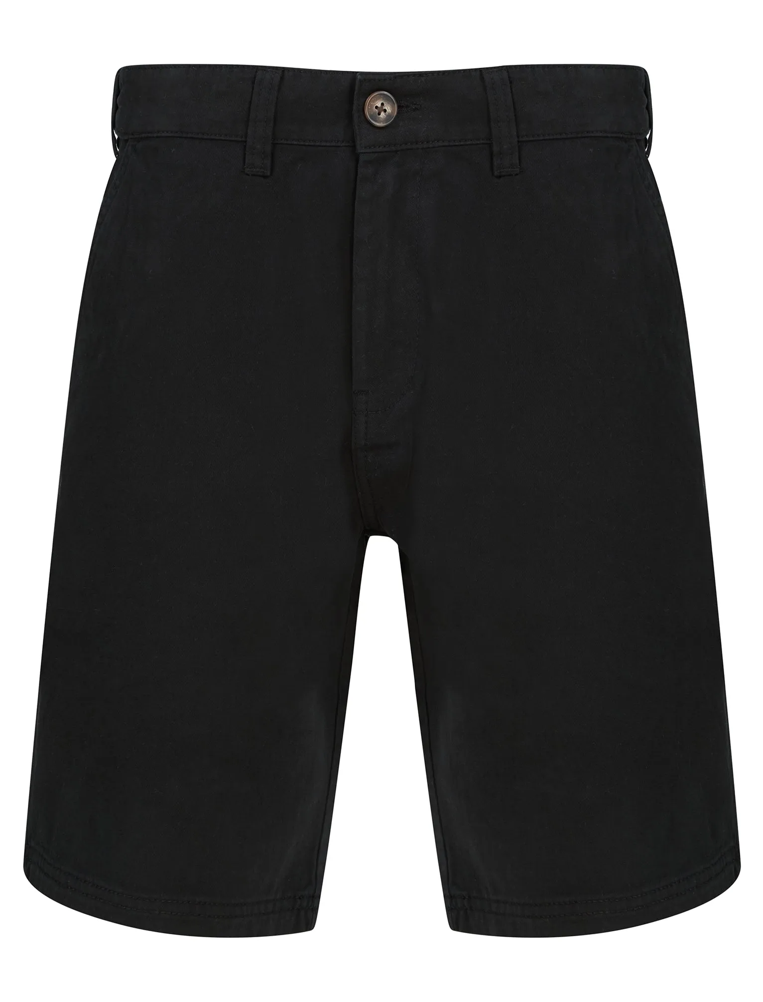 Aidan Cotton Twill Chino Shorts in Jet Black - Kensington Eastside sold by Tokyo Laundry