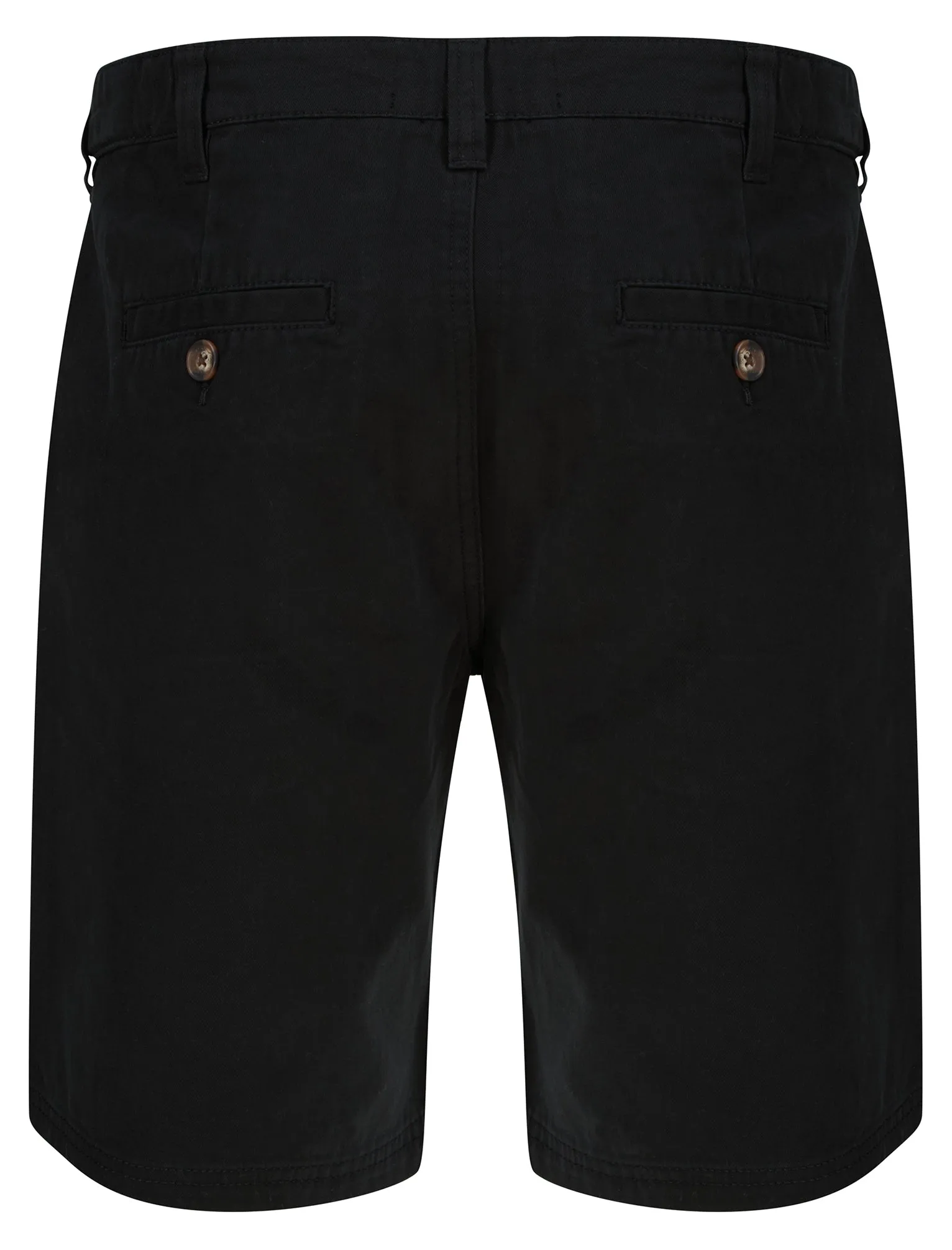 Aidan Cotton Twill Chino Shorts in Jet Black - Kensington Eastside sold by Tokyo Laundry product image thumbnail 2