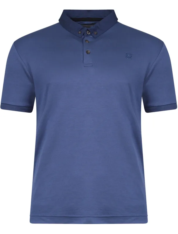 Seamore Polo Shirt in Bijou Blue - Kensington Eastside sold by Tokyo Laundry