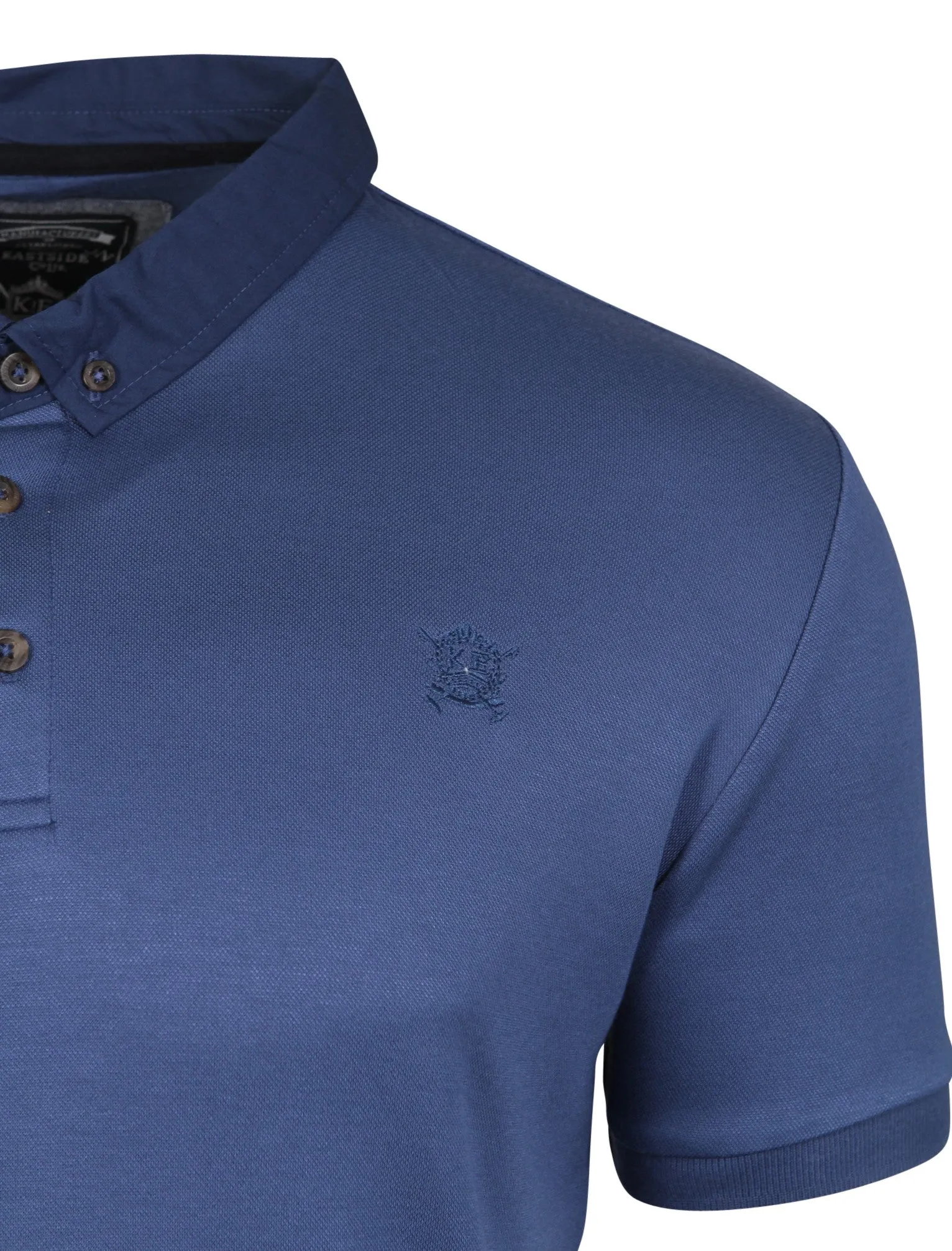 Seamore Polo Shirt in Bijou Blue - Kensington Eastside sold by Tokyo Laundry product image thumbnail 3