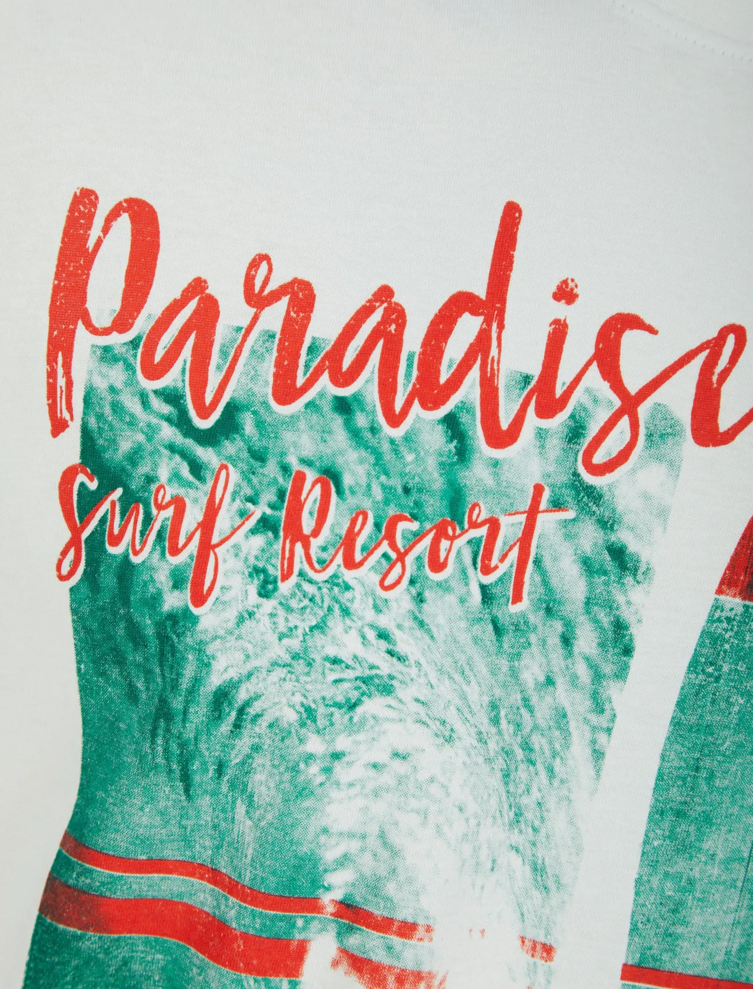 Dream State Motif Cotton Jersey T-Shirt in Hint Of Mint - South Shore sold by Tokyo Laundry product image thumbnail 3