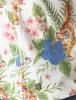 Honolulu Tiger Palm Printed Slub T-Shirt In Marshmallow White - Tokyo Laundry sold by Tokyo Laundry