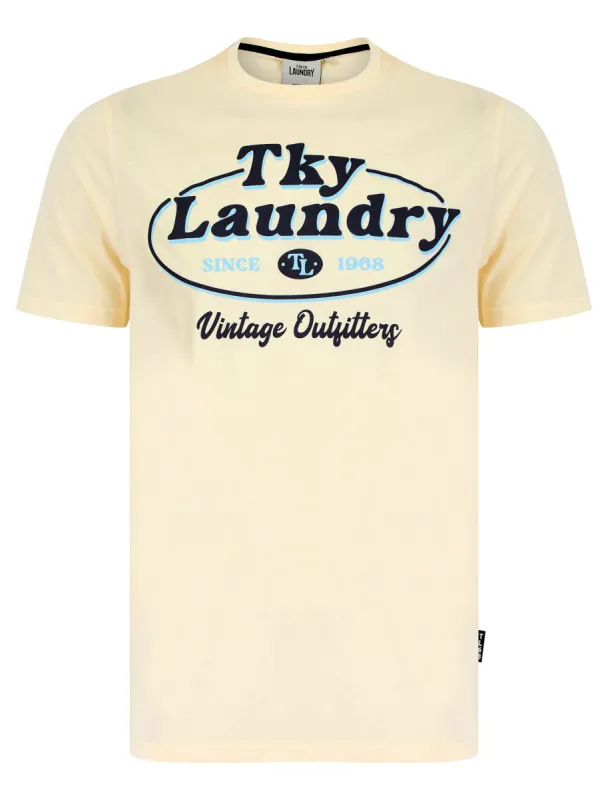 Standard Motif Cotton Jersey T-Shirt in Tofu - Tokyo Laundry sold by Tokyo Laundry
