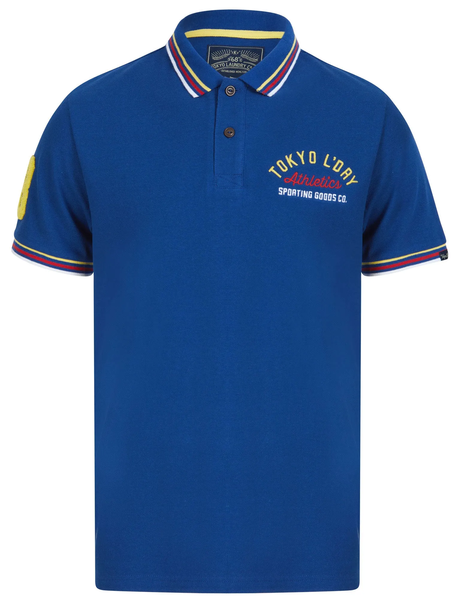 Parkersburg Cotton Pique Polo Shirt In Sodalite Blue - Tokyo Laundry sold by Tokyo Laundry product image thumbnail 2