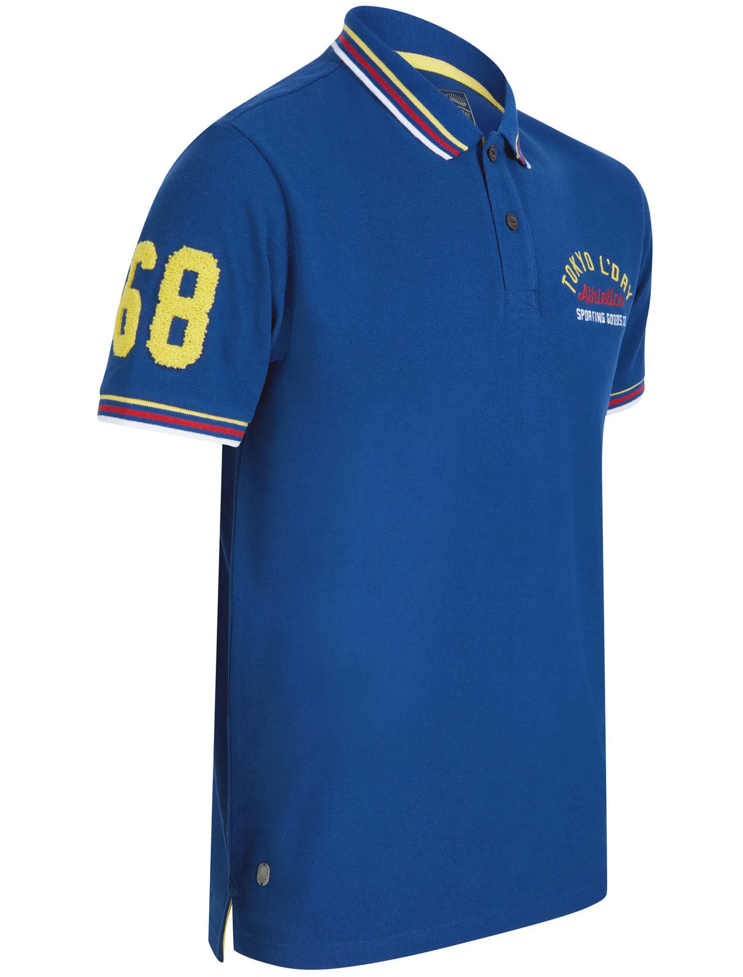 Parkersburg Cotton Pique Polo Shirt In Sodalite Blue - Tokyo Laundry sold by Tokyo Laundry