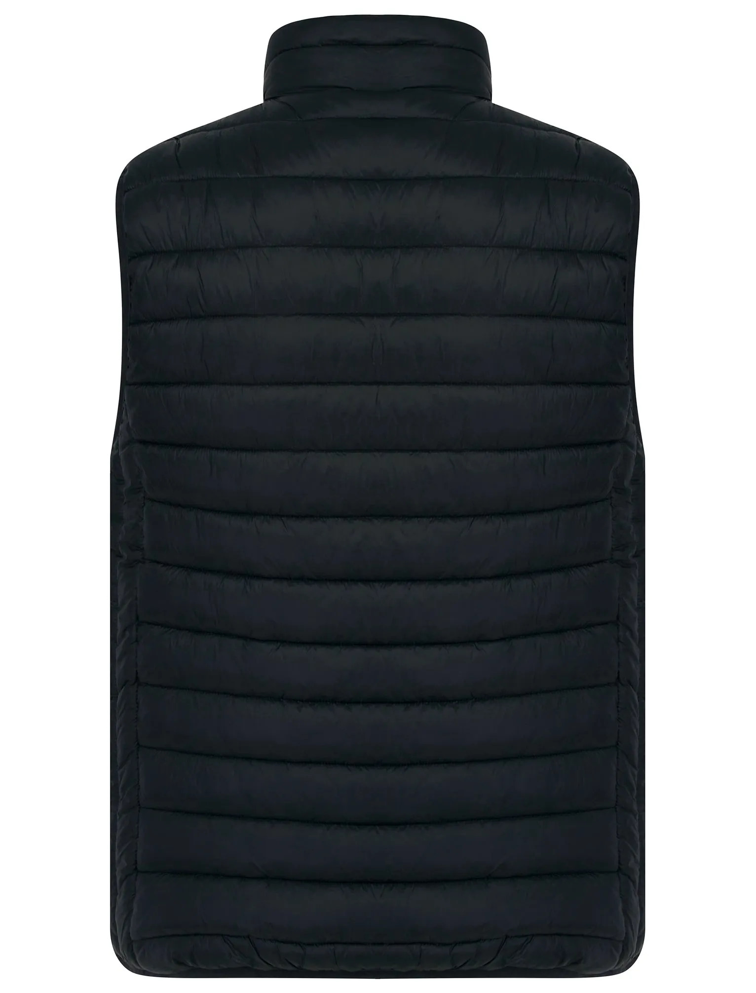 Yellin 2 Quilted Puffer Gilet with Fleece Lined Collar in Jet Black / Burgundy - Tokyo Laundry sold by Tokyo Laundry product image thumbnail 5