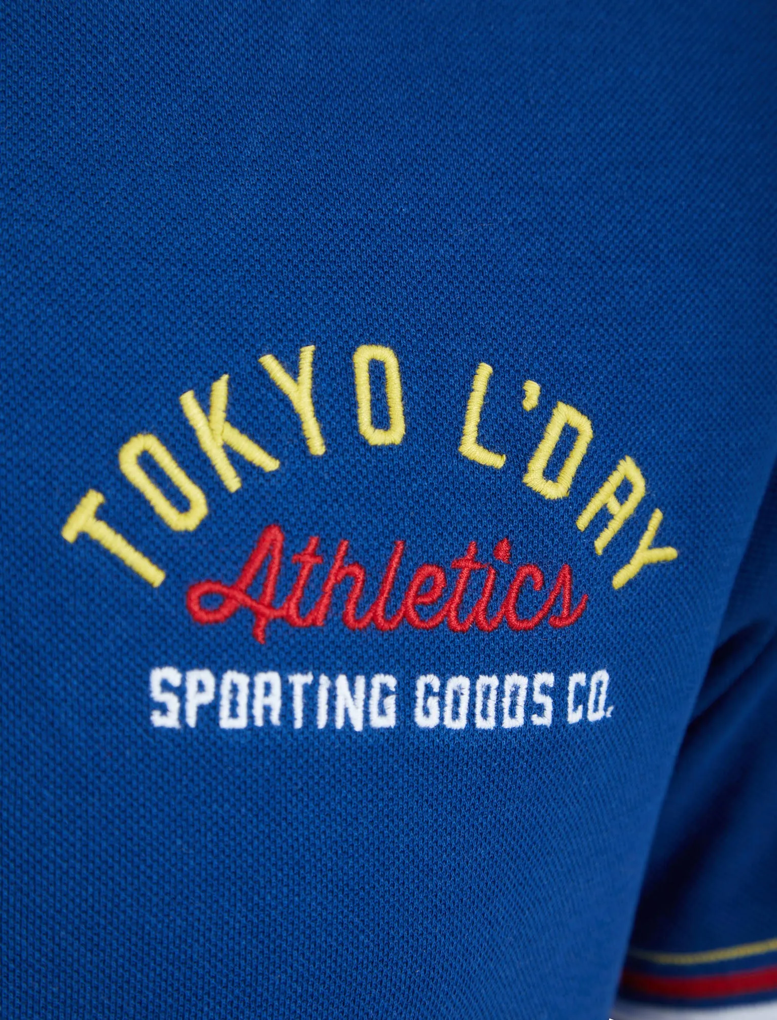 Parkersburg Cotton Pique Polo Shirt In Sodalite Blue - Tokyo Laundry sold by Tokyo Laundry product image thumbnail 4