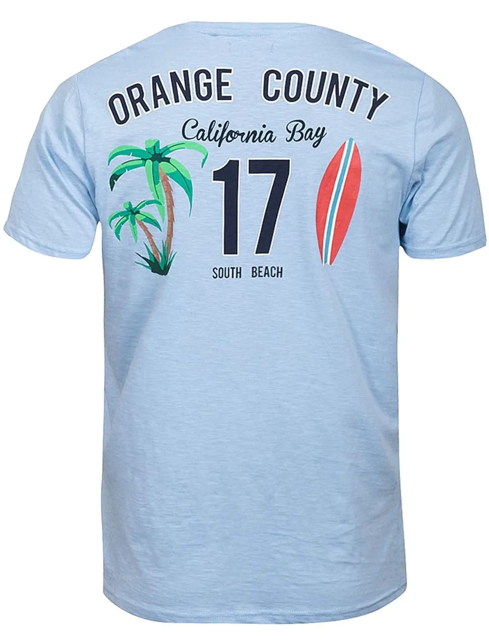 County Motif Crew Neck T-Shirt in Blue sold by Tokyo Laundry product image thumbnail 2