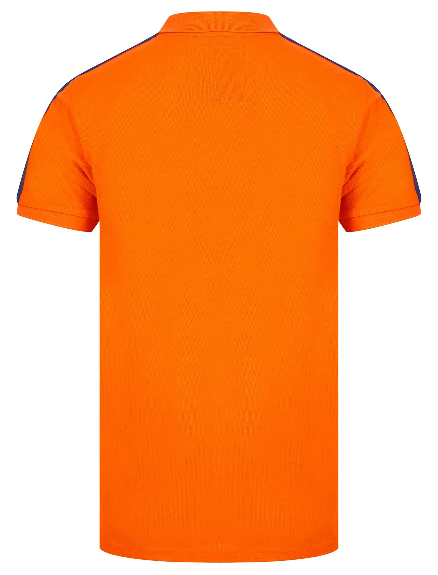 Linton Cotton Pique Polo Shirt in Golden Poppy Orange - Tokyo Laundry sold by Tokyo Laundry product image thumbnail 3