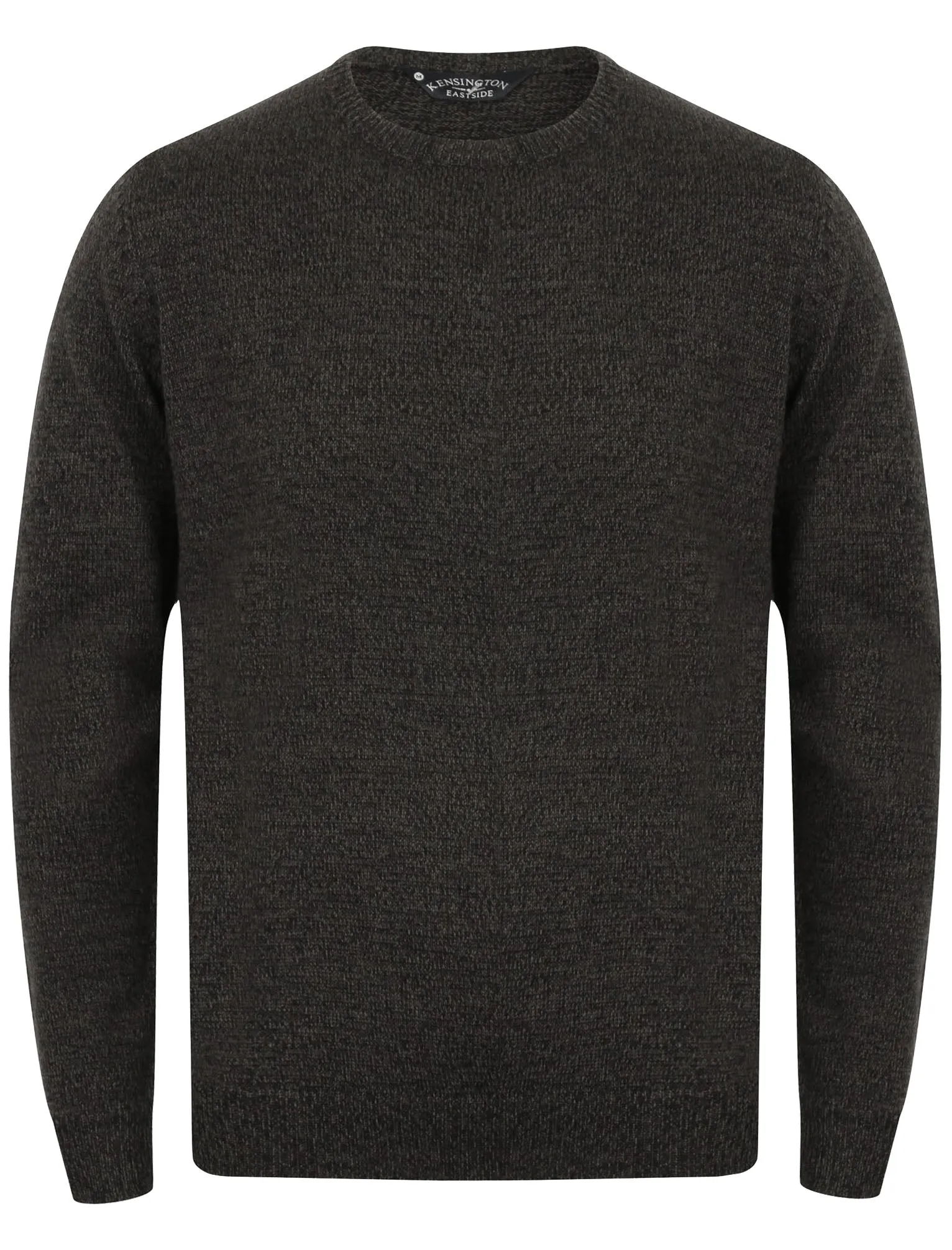 Hale Crew Neck Wool Blend Jumper In Black / Charcoal - Kensington Eastside sold by Tokyo Laundry