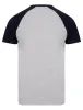 Dewalt Baseball Style Raglan Sleeve Cotton Jersey Crew Neck T-Shirt in Maritime Blue - Tokyo Laundry sold by Tokyo Laundry