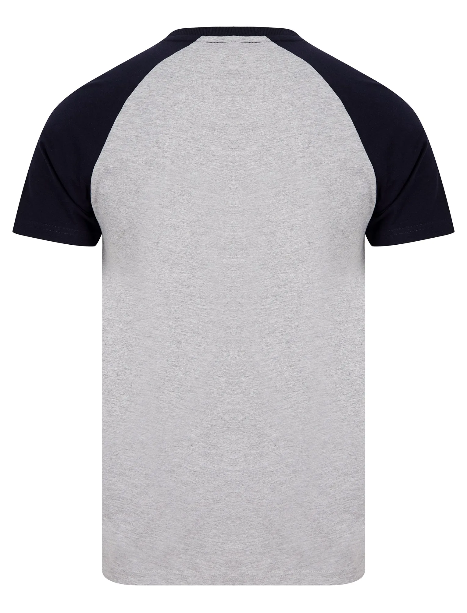 Dewalt Baseball Style Raglan Sleeve Cotton Jersey Crew Neck T-Shirt in Maritime Blue - Tokyo Laundry sold by Tokyo Laundry product image thumbnail 2