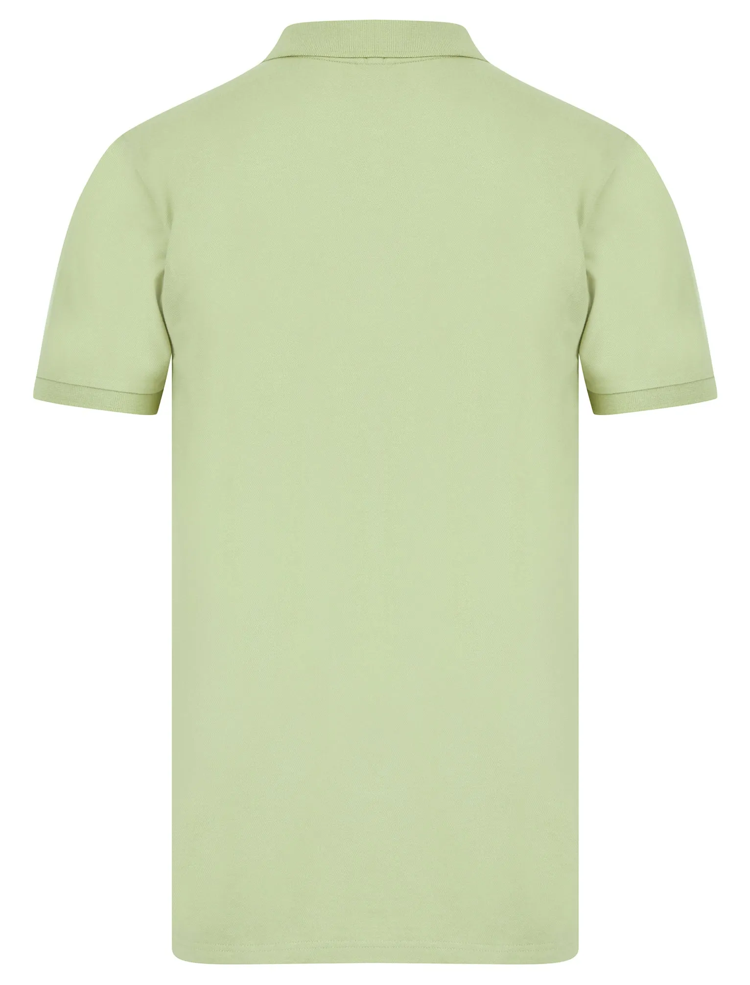 Mortimer 2 Signature Cotton Pique Polo Shirt in Sage Green - Tokyo Laundry sold by Tokyo Laundry product image thumbnail 2