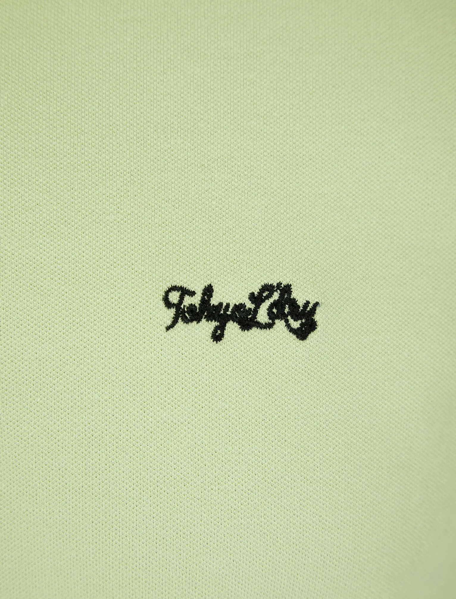 Mortimer 2 Signature Cotton Pique Polo Shirt in Sage Green - Tokyo Laundry sold by Tokyo Laundry product image thumbnail 3