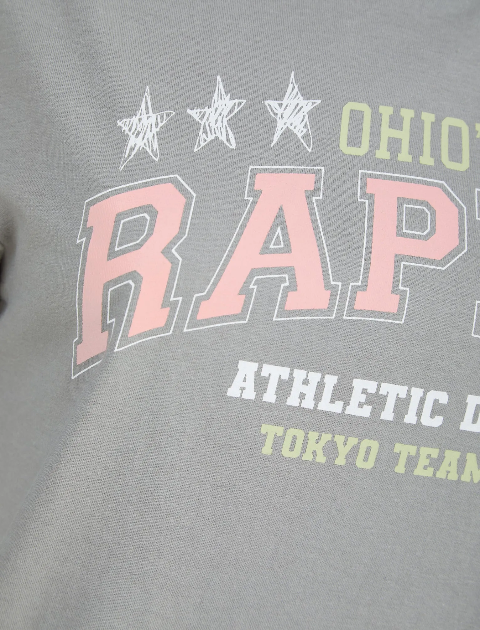 Rapids Motif Cotton Jersey T-Shirt in Griffin Grey - Tokyo Laundry sold by Tokyo Laundry product image thumbnail 3