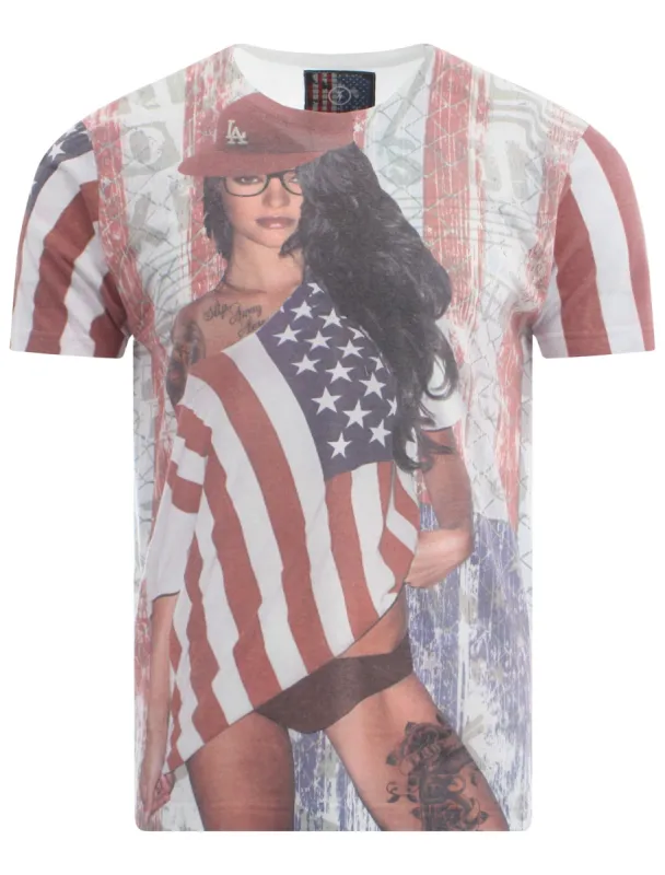 Dissident Tattoo Flag t-shirt sold by Tokyo Laundry