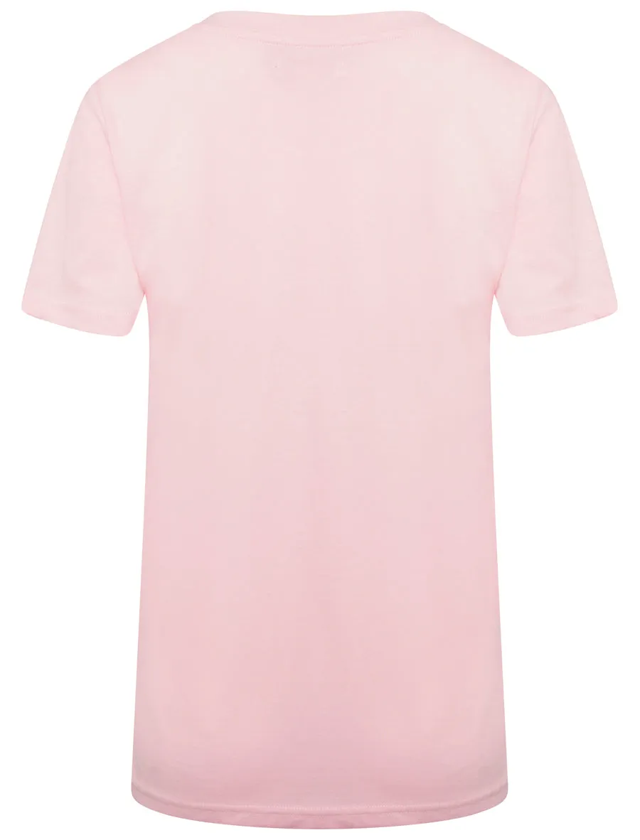 Surfs Up Motif Cotton Crew Neck T-shirt in Pink Almond Blossom - South Shore sold by Tokyo Laundry product image thumbnail 2