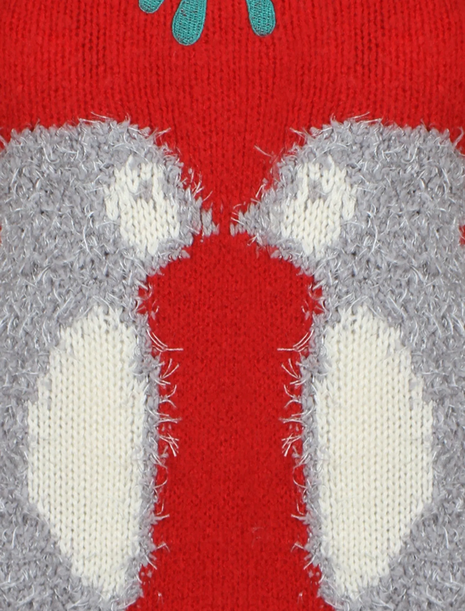 Womens Merry Christmas Mistletoe Penguins red jumper sold by Tokyo Laundry product image thumbnail 3