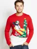 Merry Christmas Frosti The Ski Man red jumper sold by Tokyo Laundry