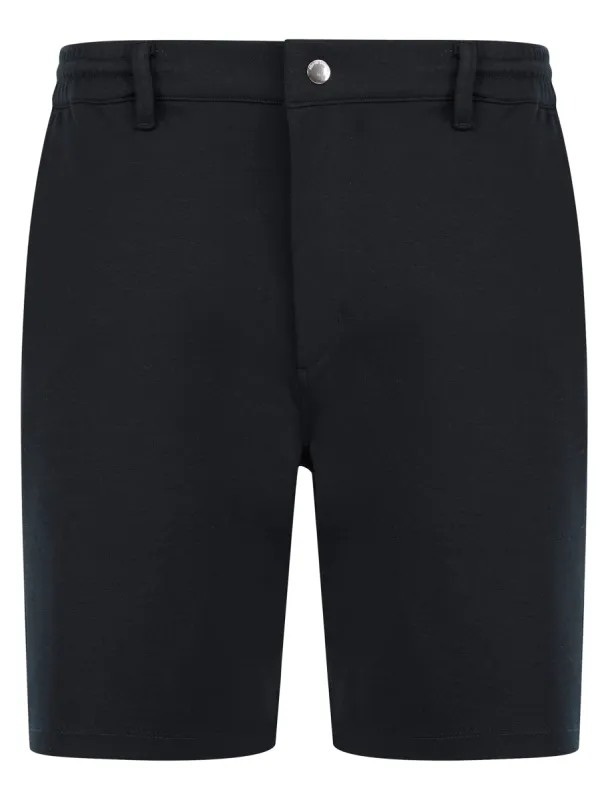 Voyage Stretch Fabric Jersey Chino Shorts in Sky Captain Navy - Tokyo Laundry sold by Tokyo Laundry
