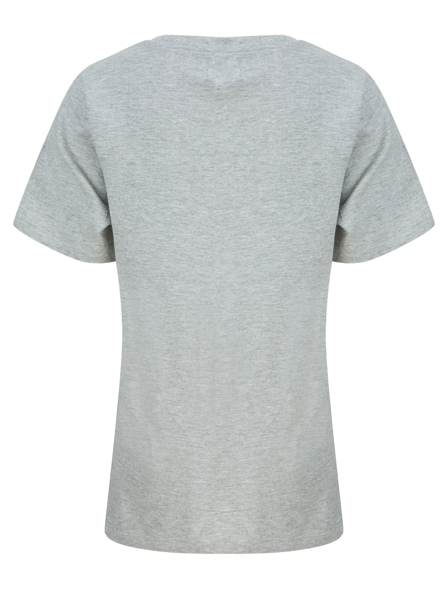 Angel Wings Motif Cotton Jersey T-Shirt in Light Grey Marl - Tokyo Laundry sold by Tokyo Laundry product image thumbnail 2