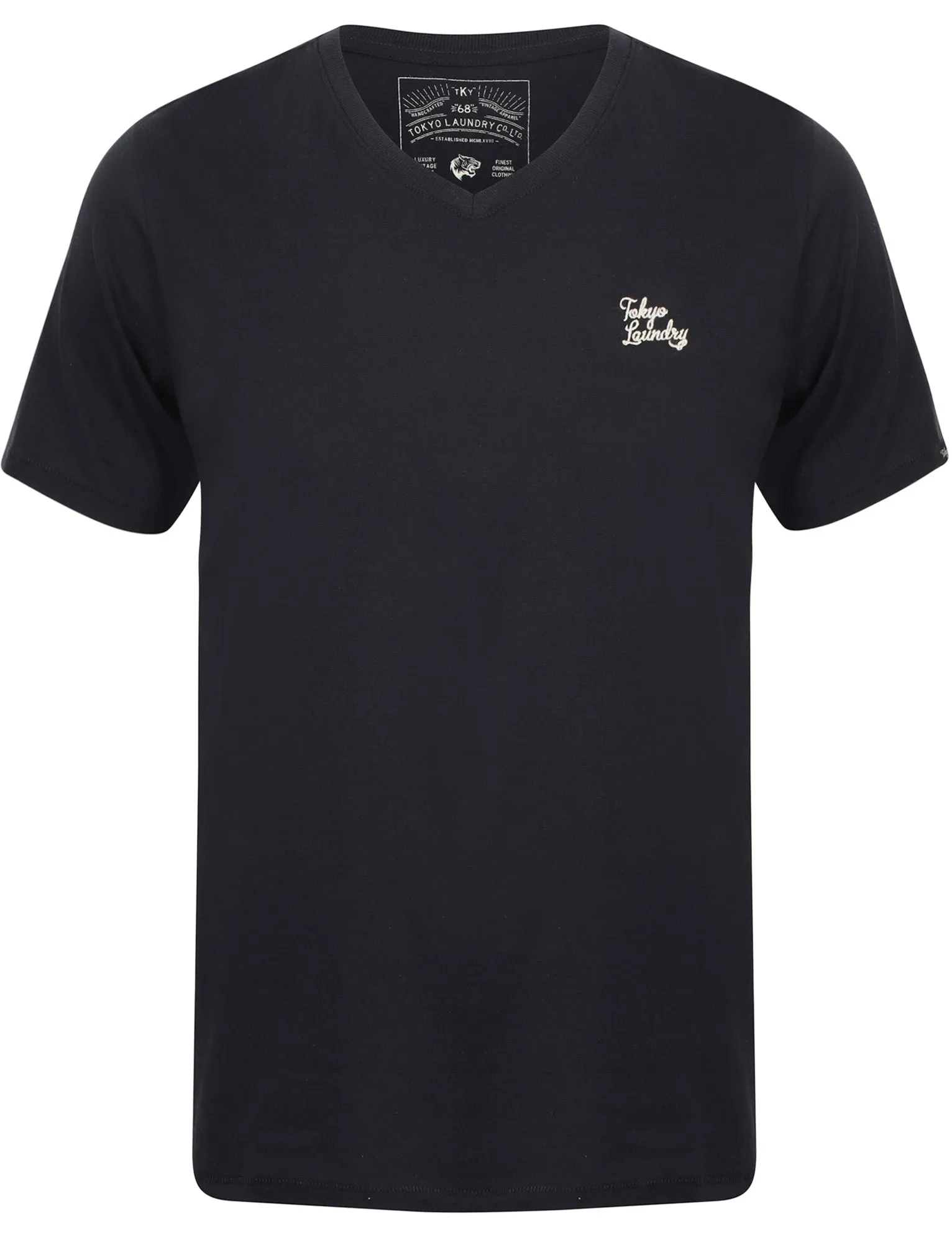 Nousu (3 Pack) V Neck Cotton T-Shirts In White / Light Grey Marl / Dark Navy - Tokyo Laundry sold by Tokyo Laundry product image thumbnail 5