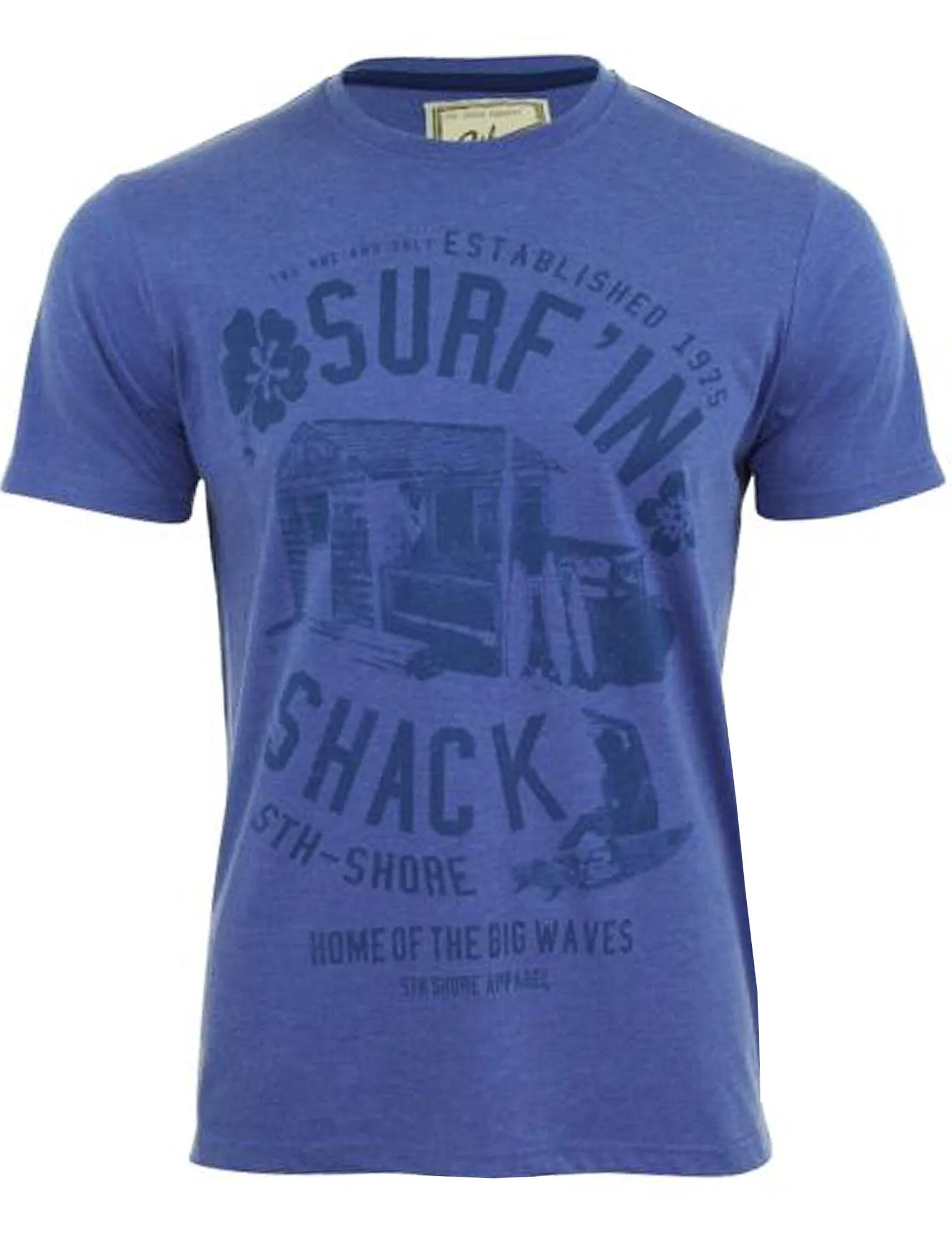 Surf’in Shack T-Shirt in Cornflower Blue - Sth Shore sold by Tokyo Laundry