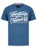Zinger Motif Cotton Jersey Grindle T-Shirt in Light Blue - Tokyo Laundry sold by Tokyo Laundry
