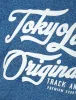 Zinger Motif Cotton Jersey Grindle T-Shirt in Light Blue - Tokyo Laundry sold by Tokyo Laundry
