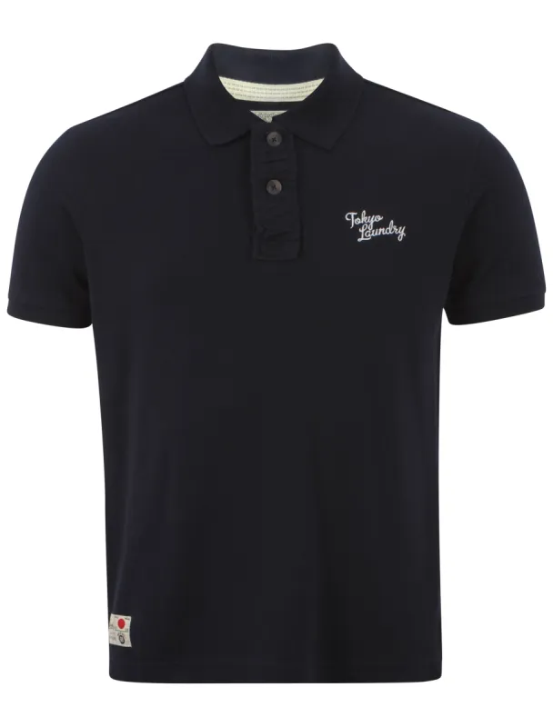 Tokyo Laundry Ezequiel navy Polo Shirt sold by Tokyo Laundry